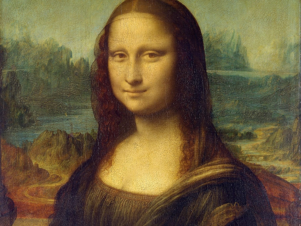 Slider showcasing works of art